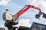 Palfinger grapple loader in action