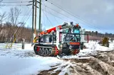 Hi Ranger Tracked Bucket Truck Sc42 Bucket Truck In Snow