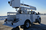 Hi Ranger 40 Foot Bucket Truck Terex Overcenter Aerial Trouble Truck